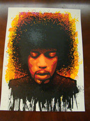 Jimi Hendrix Wood 2008