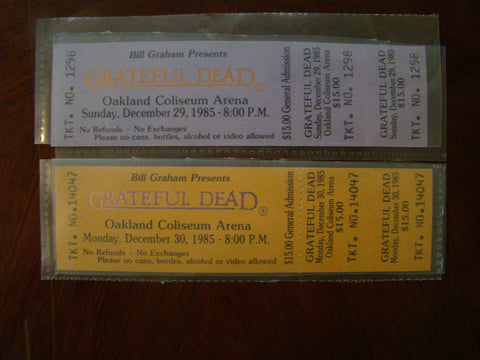 Grateful Dead Oakland Coliseum Set (2)
