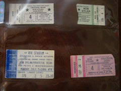 Bob Dylan Grateful Dead Ticket Set (8) 1986-87