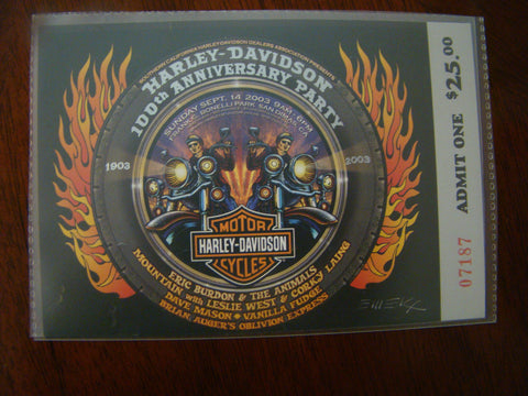 Harley Davidson 100th Anniversary Party 2003